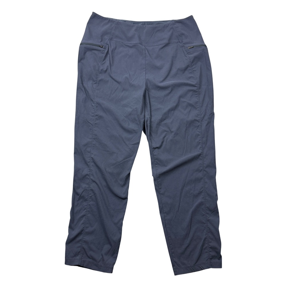Mountain Hardwear Dynama Ankle Pants Womens XL Navy Blue Hiking Cargo Outdoors